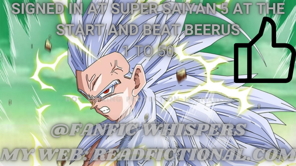 Signed in at Super Saiyan 5 at the start and beat Beerus