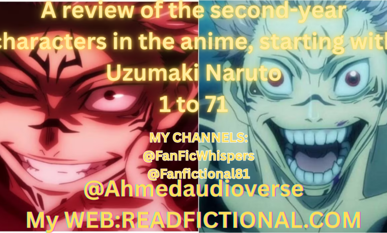 A review of the second-year characters in the anime, starting with Uzumaki Naruto