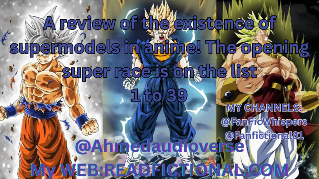 A review of the existence of supermodels in anime! The opening super race is on the list