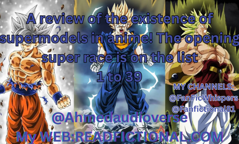 A review of the existence of supermodels in anime! The opening super race is on the list
