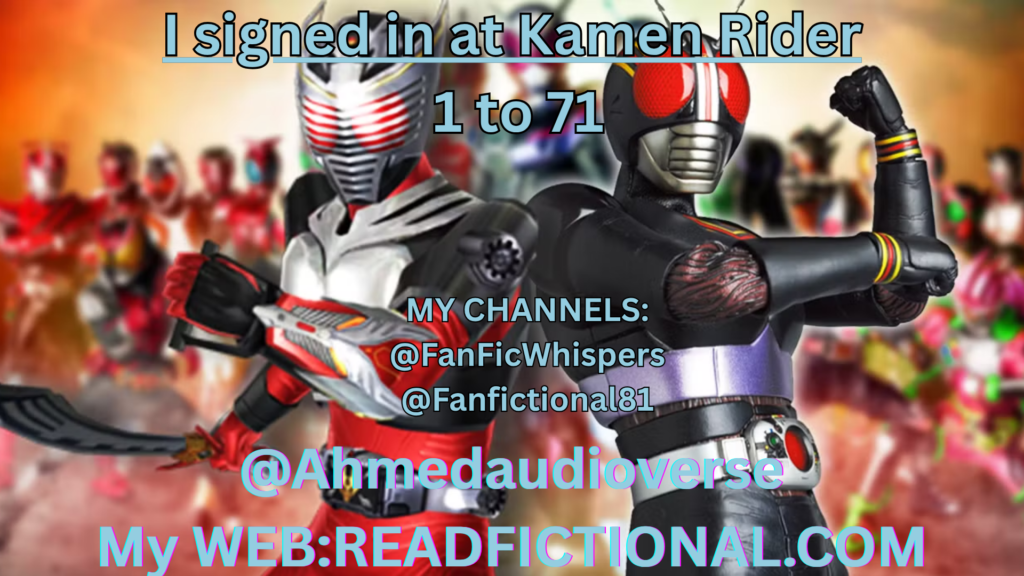 I signed in at Kamen Rider