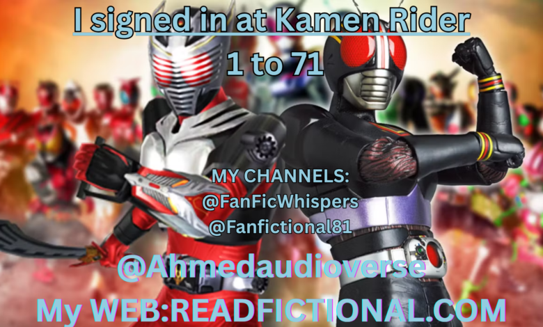 I signed in at Kamen Rider