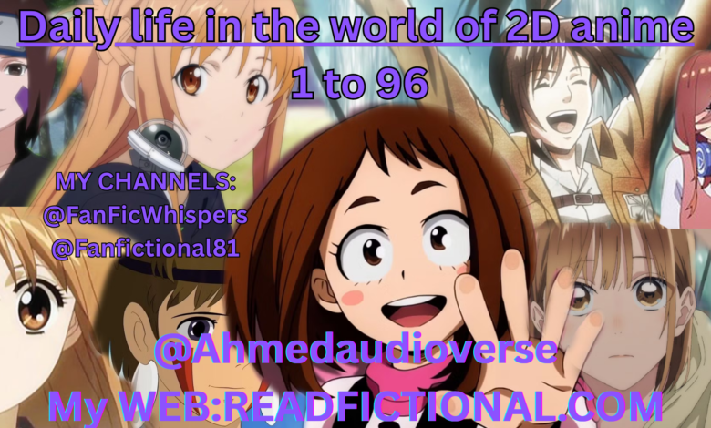 Daily life in the world of 2D anime