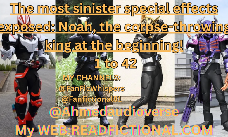 The most sinister special effects exposed: Noah, the corpse-throwing king at the beginning!