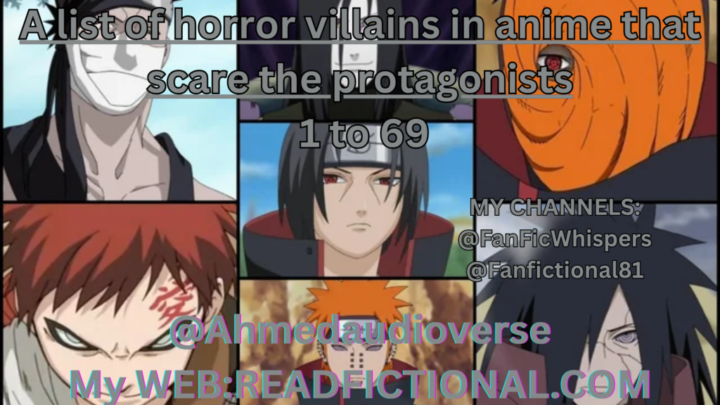 A list of horror villains in anime that scare the protagonists