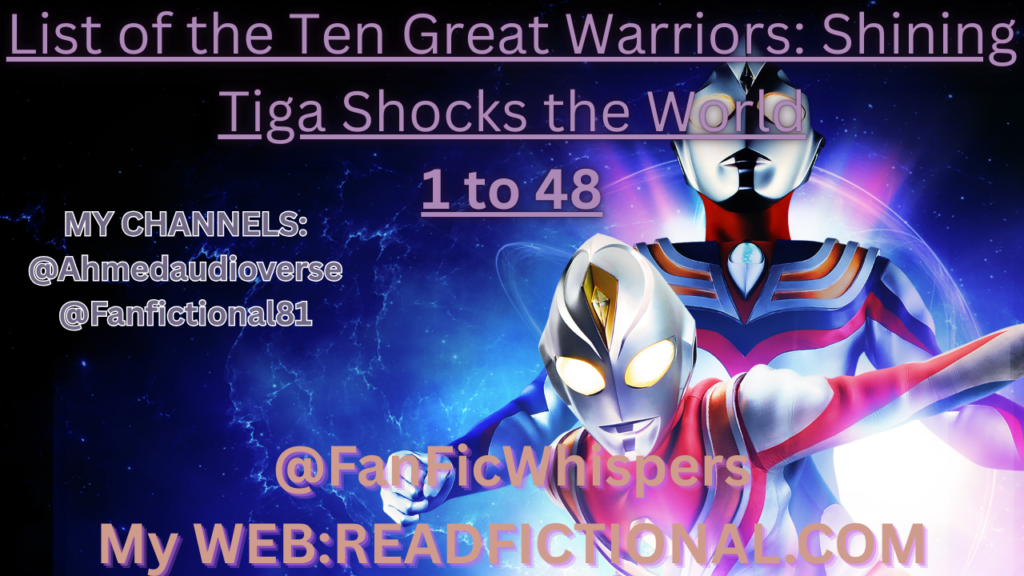 List of the Ten Great Warriors: Shining Tiga Shocks the World