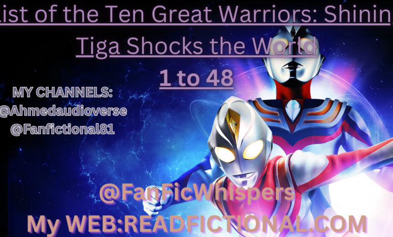 List of the Ten Great Warriors: Shining Tiga Shocks the World