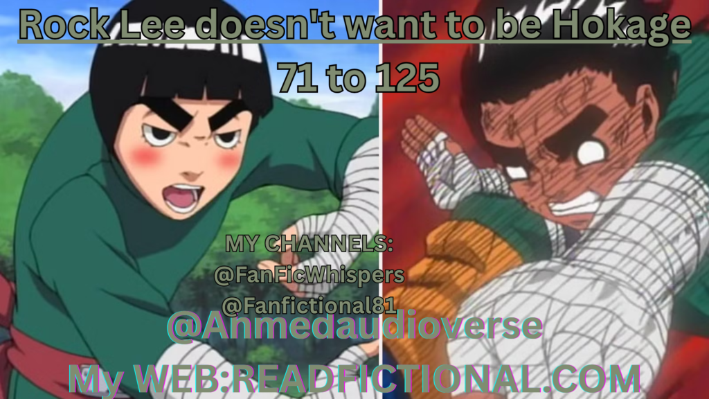 Rock Lee doesn't want to be Hokage