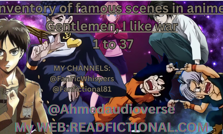 Inventory of famous scenes in anime: Gentlemen, I like war